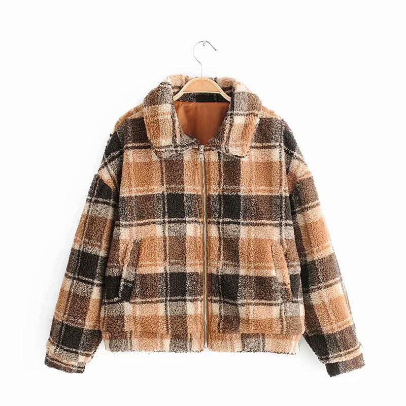 Damen Flanelljacke Karo Kuschelig Norvielle - Norvielle