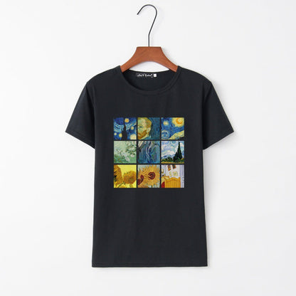 Damen T-Shirt Kunstprint Norvielle