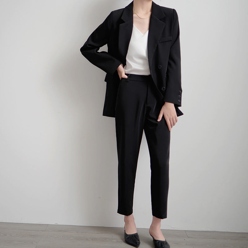 Damen Oversized Blazer Doppelter Knopfleiste