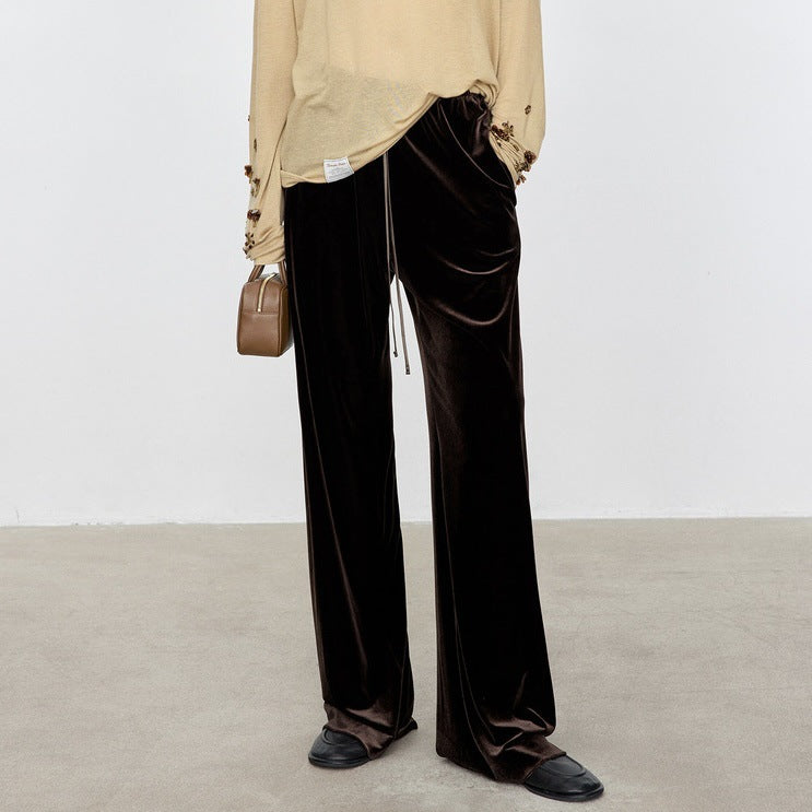 Damen Samt-Hose Bequem Norvielle