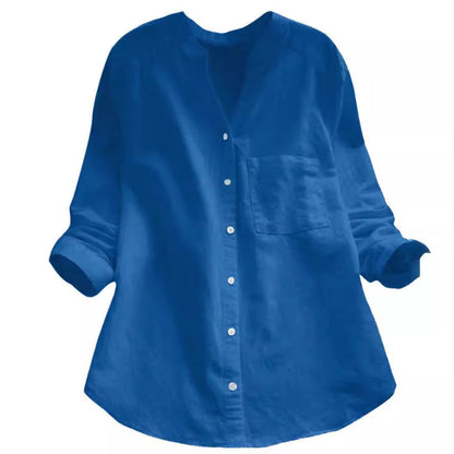 Damen Bluse Katzenmotiv Baumwolle Trendig