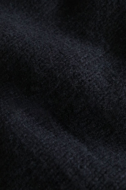 Damen Langärmliger Strickpullover Hoher Kragen Norvielle