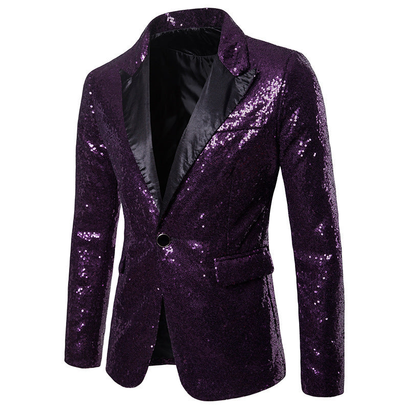 Herren Formalblazer Pailletten Norvielle