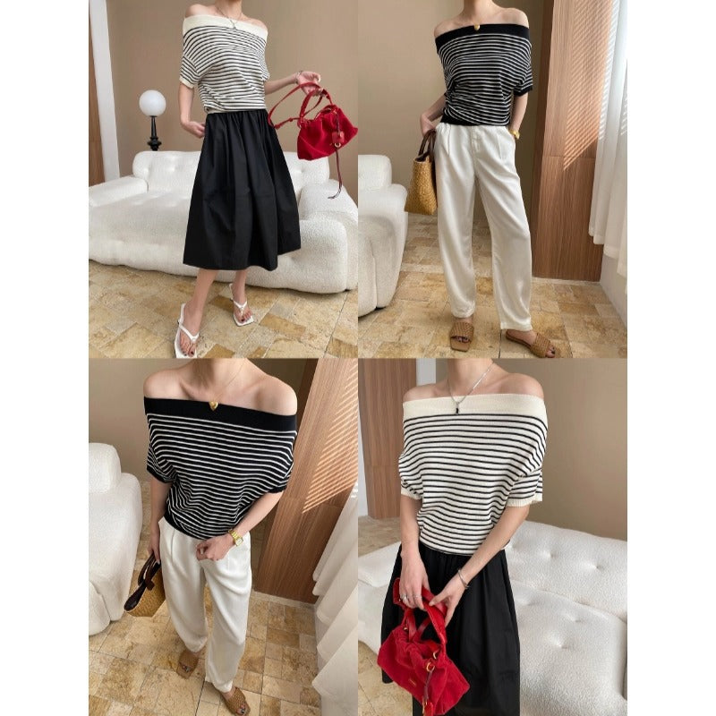 Damen Wickeloberteil Off-Shoulder Norvielle