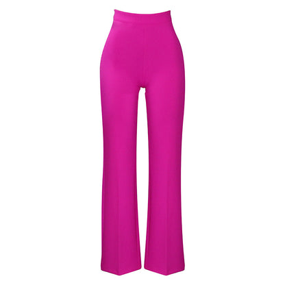Damen High-Waist-Hosen Norvielle Elegantes Design