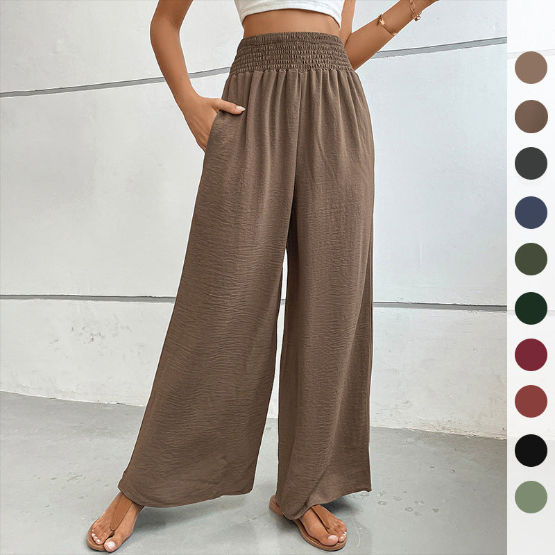 Damen Palazzo-Hose Weite Bein Norvielle - Norvielle