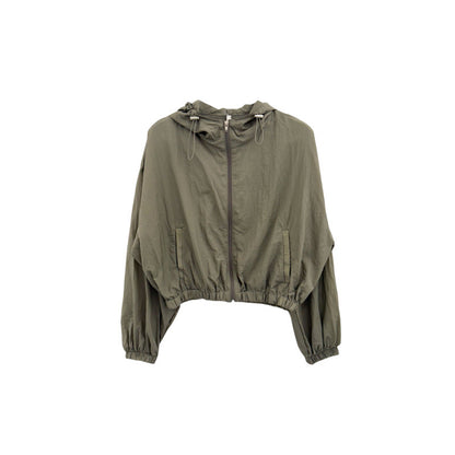 Damen Leichtjacke Übergangsjacke mit Kängurutasche Norvielle
