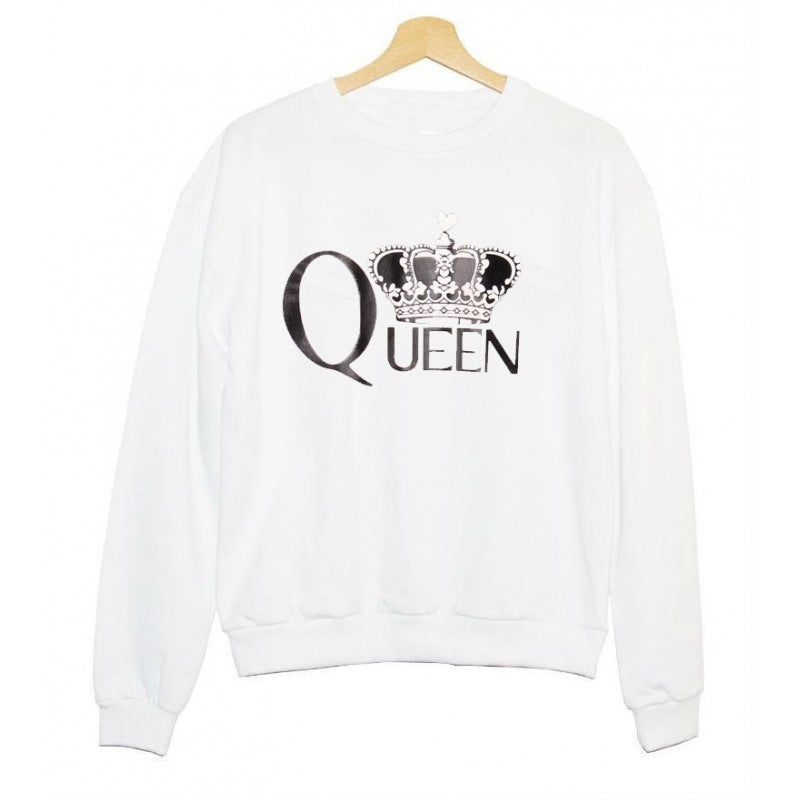 Damen Sweatshirt Königlicher Aufdruck Norvielle