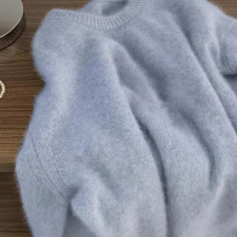 Damen Pullover Feine Strickmischung Norvielle Beige