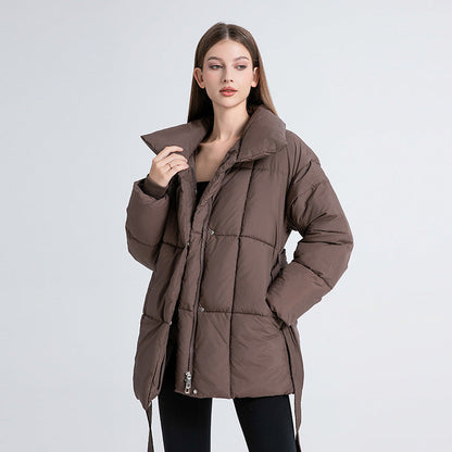 Damen Winterjacke Taillierte mit Gürtel