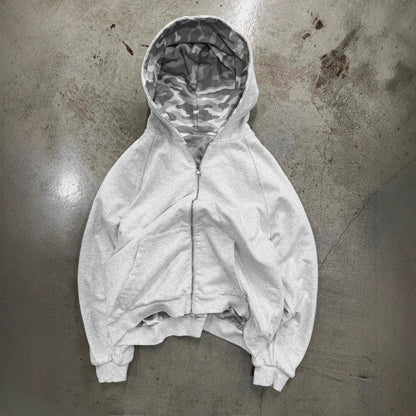 Damen Kapuzenjacke Camouflage-Design Norvielle