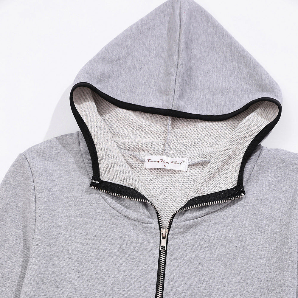 Damen Sportliche Zip-Hoodie Jacke Norvielle -> Damen Sportzip-Hoodie