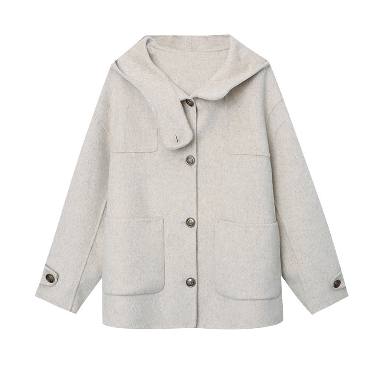 Damen Fleecejacke Oversized Große Taschen Norvielle