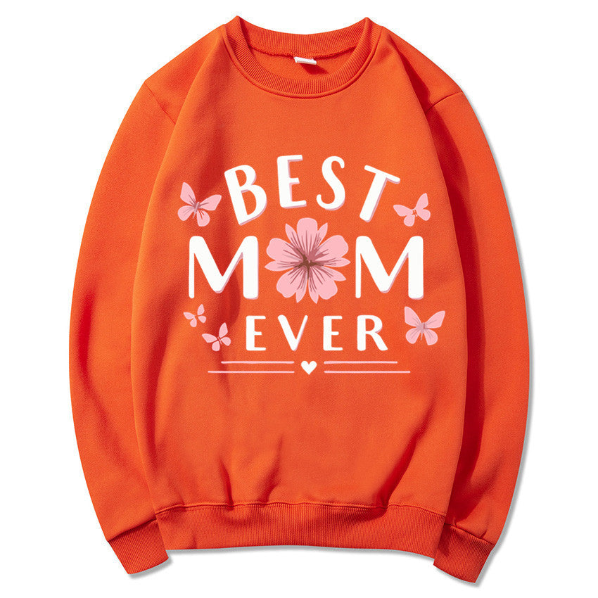 Damen Sweatshirt Florales Design Weich Rosa