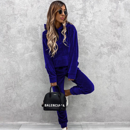 Damen Fleece-Hoodie Kuschelig Lässig Norvielle