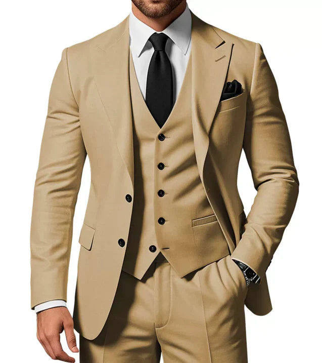 Herren Anzug 3-teilig mit Jacke, Weste und Hose
