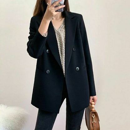 Damen Blazer Doppelreiher Elegantes Design
