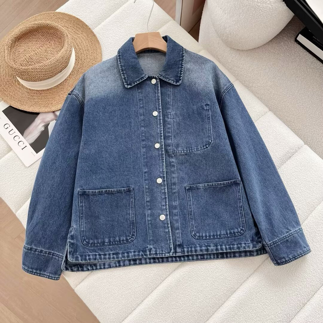 Damen Jeansjacke Modern Lässig