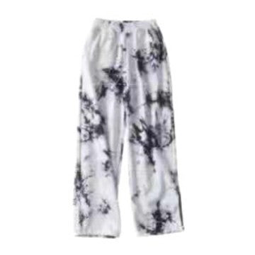 Damen Jerseyhose Lässig Tiefe Taille Batikdesign