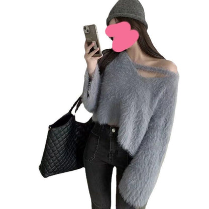 Damen Pullover Weiches Material Lässiger Schnitt Norvielle