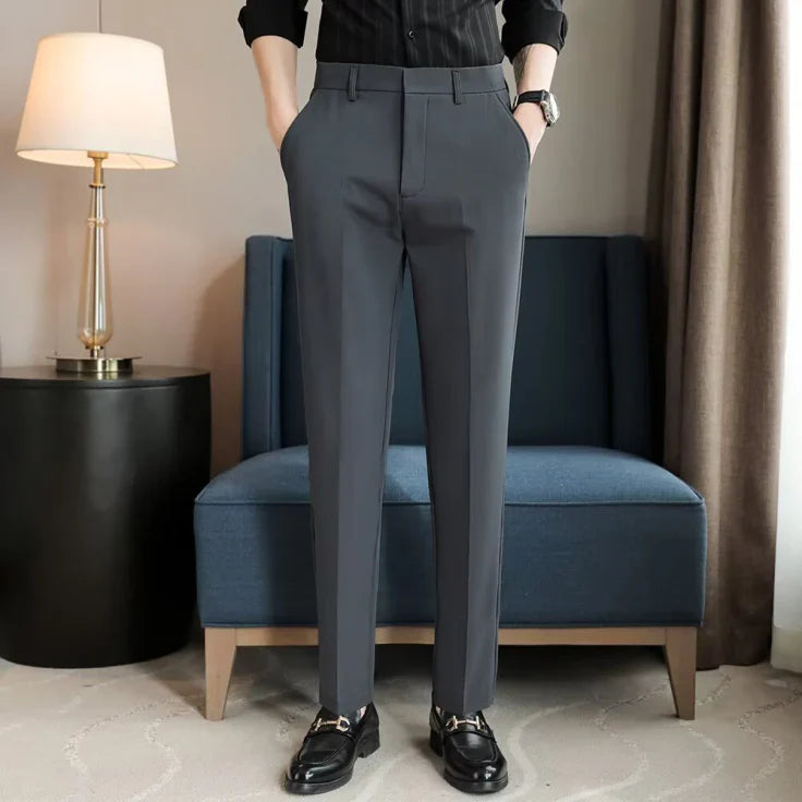 Herrenhose Geradliniger Stil Baumwolle