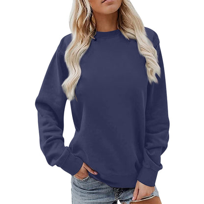 Damen Sweatshirt Weich Innenfutter Weinmotiv Norvielle