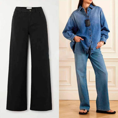 Damen Weite Hose Norvielle