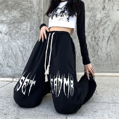 Damen Baggy-Hose Graffiti-Design