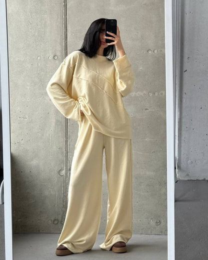 Damen Lounge-Anzug Weites Design Bequem Norvielle