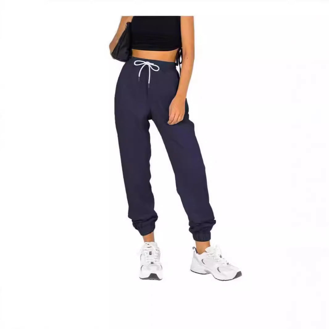 Damen Jogginghose Relaxed Fit Elastischer Bund Bequem