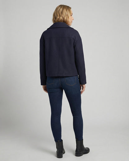 Damen Kurzjacke Doppelreiher