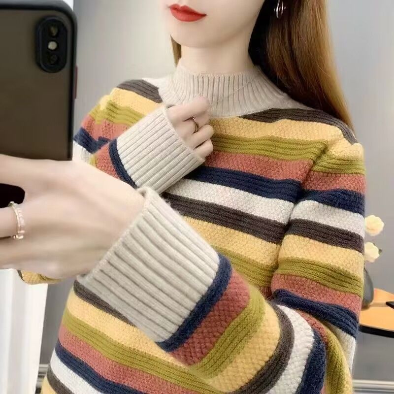 Damen Pullover Strukturmuster Norvielle
