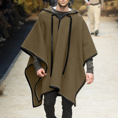 Herren Kapuzenponcho atmungsaktives Material Norvielle