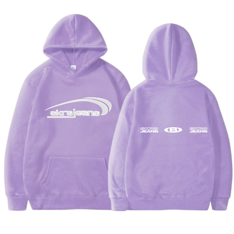 Damen Kapuzensweater Modernes Logo-Design Kängurutaschen Norvielle