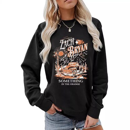 Damen Sweatshirt Vintage Truck Design Norvielle