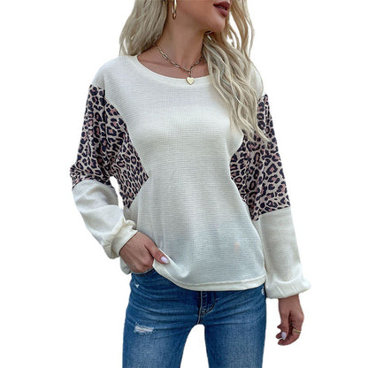 Damen Pullover Animal-Print Modern Norvielle