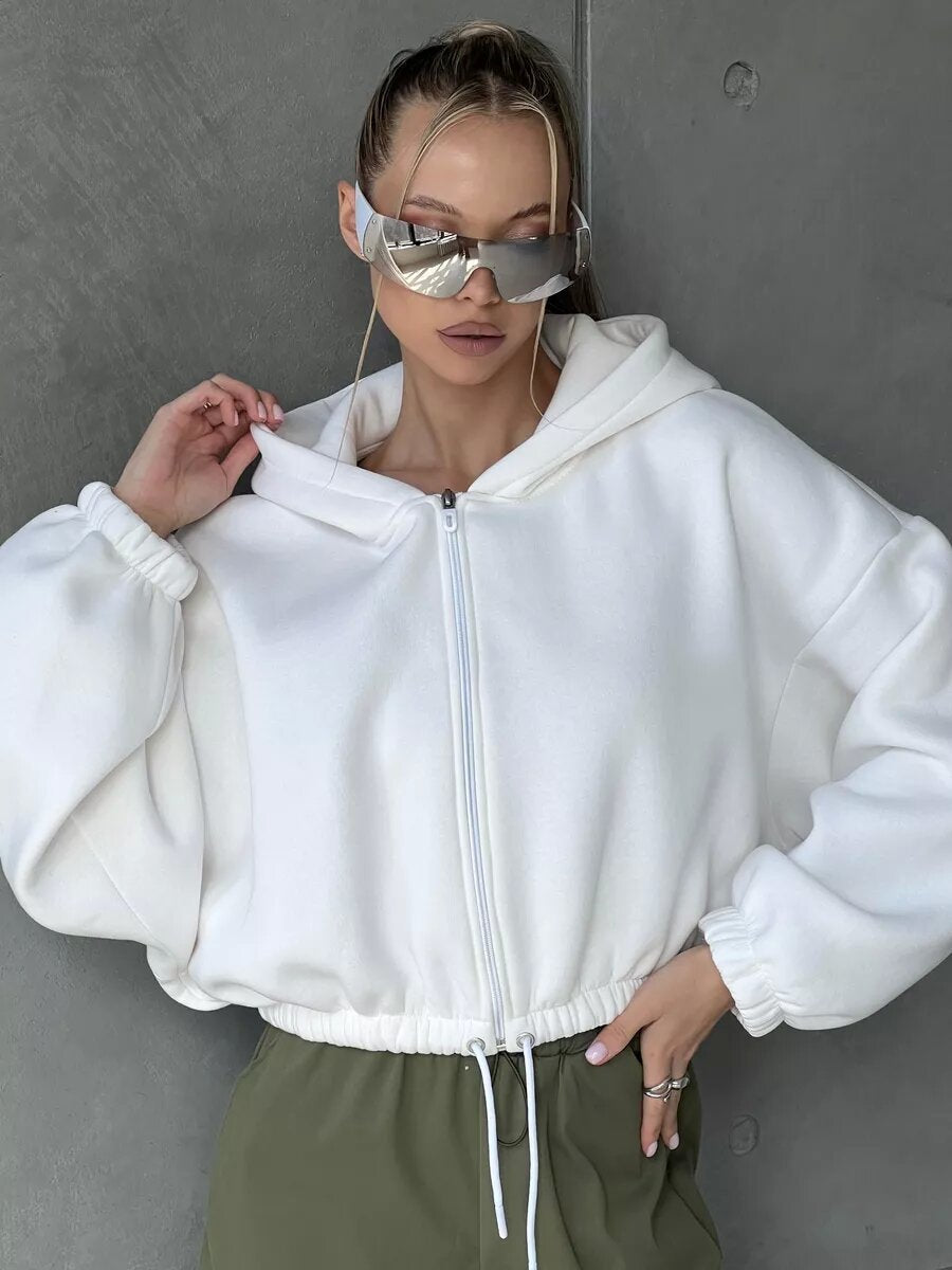 Damen Lässiger Zip Hoodie Norvielle