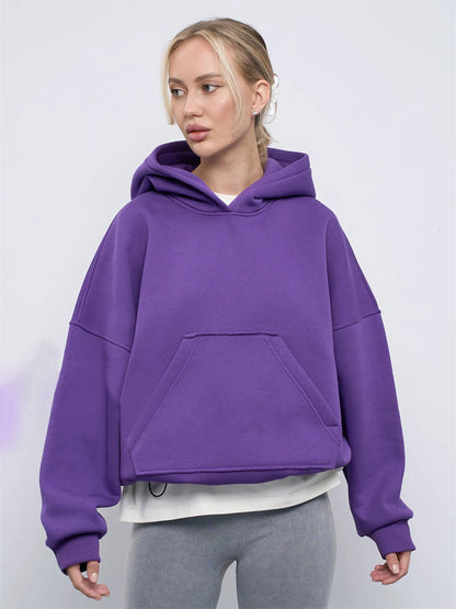 Damen Oversized Kapuzenpullover Bequem Norvielle
