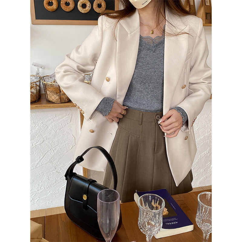 Damen Doppelreiher Blazer Klassisch Norvielle - Norvielle