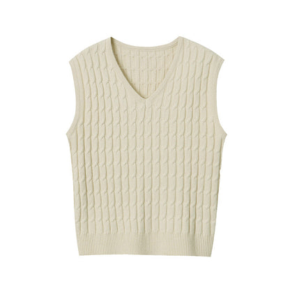 Damen Strickpullover Ohne Ärmel