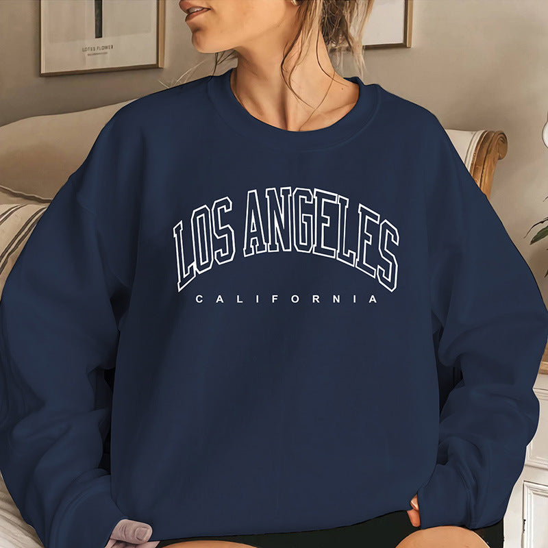 Damen Sweatshirt Lässiger Schnitt Kreativer Schriftzug Norvielle