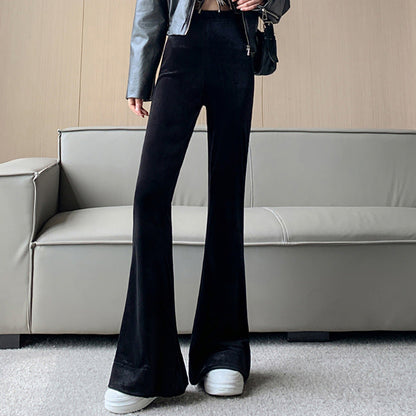Damen Flare-Hose aus Samt Norvielle - Norvielle