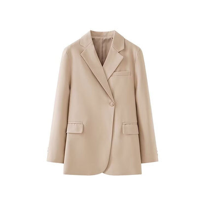 Damen Blazerjacke Moderner Schnitt Praktische Taschen