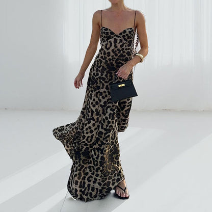 Damen Abendkleid Herz-Ausschnitt Fließender Rock Norvielle
