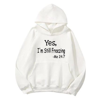 Damen Kapuzenpullover Bequem Motivierender Spruch Norvielle - Norvielle