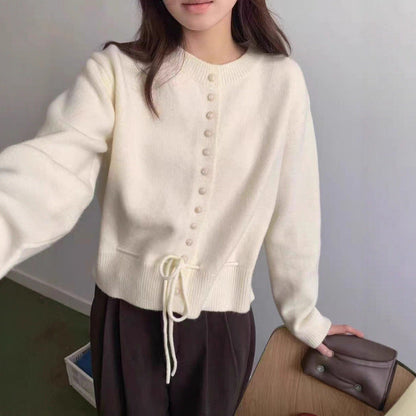 Damen Strickjacke mit Knöpfen Norvielle