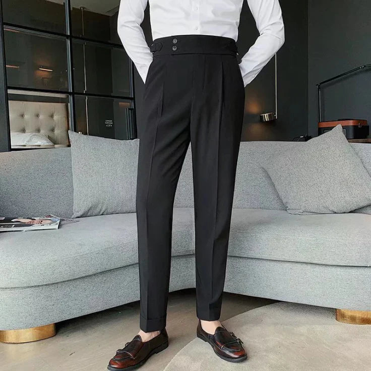 Herrenhose Hochtailliert