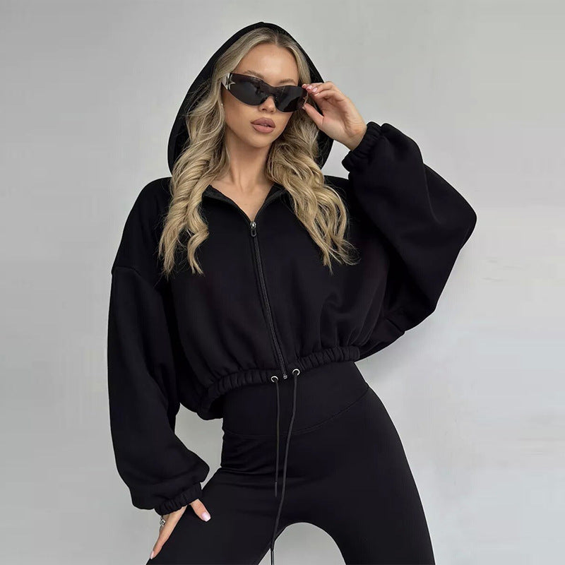 Damen Lässiger Zip Hoodie Norvielle