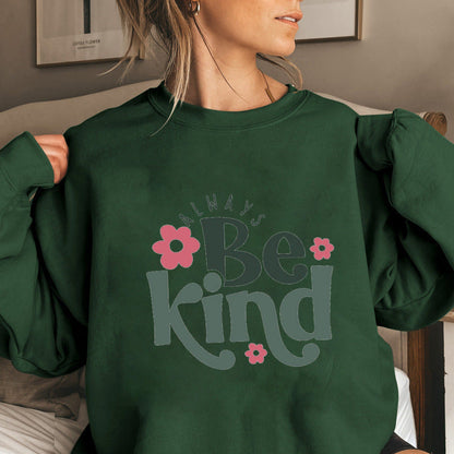 Damen Sweatshirt Puffärmel Motiviert Norvielle