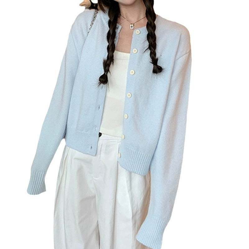 Damen Strickjacke Weich Moderner Schnitt Norvielle